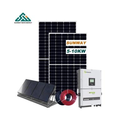 China Commercial Photovoltaic On Grid Solar System 20kw 5KW 10KW Ground Mounting for sale