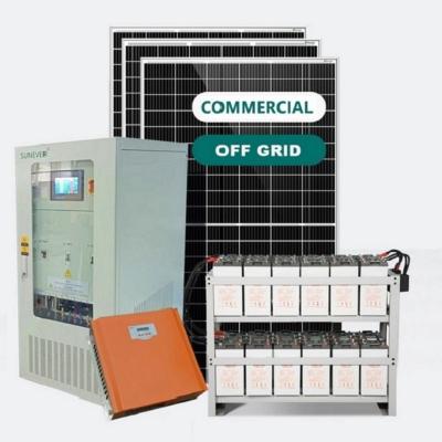 中国 20kw 30kw オフグリッド 太陽光パネル キット オフグリッド PV システム 410-700 ワット 太陽光パネル 販売のため