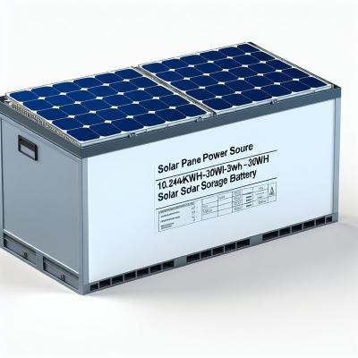 China Solar Panel Power Source 10.24kWh-30kWh Solar Storage Battery For Sustainable Energy Solutions for sale