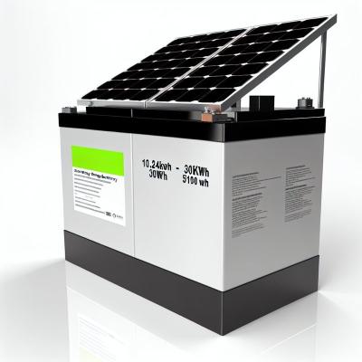 China Solar Energy Storage Unit 10.24kWh-30kwh Energy And 5100 Wh Nominal Energy Capacity For High Capacity Storage for sale