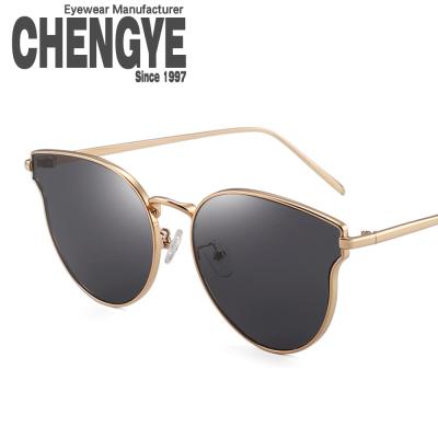 China Fashion sunglasses personality trend brand high quality big design metal stainless steel unisex sunglasses excellent for sale