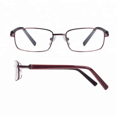 China Myopic cheap metal glasses frame rectangle eyeglasses glass optical frames /decoration for lady for sale