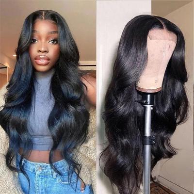 China Body Wave 4x4 Body Wave Lace Up Closure Wig Hair Glueless Lace Closure Wig Hair Wigs For Black Women for sale