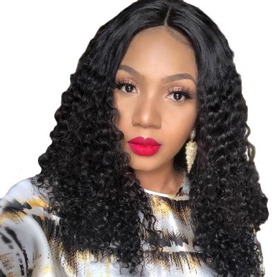 China Deep Wave 150% 180% Density Brazilian Hair Deep Wave Human Hair Lace Front Bob Wigs For Black Women, Bob Wigs Virgin Hair Vendor Short for sale