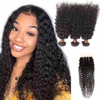 China Jerry Curly Brazilian Human Hair 100% Natural Brazilian Hair Closures Wholesale Raw Unprocessed Virgin Hair for sale