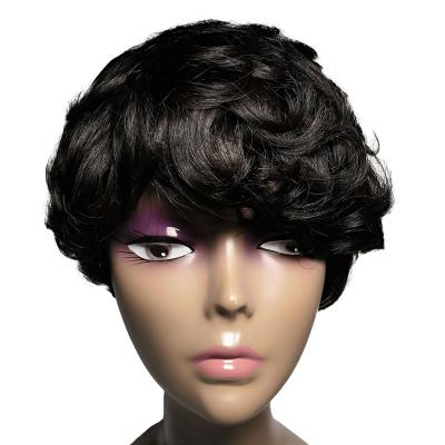 China Brazilian Straight Bob Short Wig American And European Style Cuticle Aligned Natural Curly Bob Wigs Human Hair For Women Factory Wholesale Human Shorts for sale