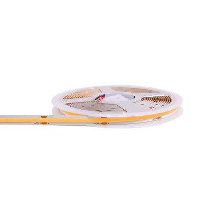 China YINO DC12V 24V 480leds 8mm Residential Smart High Lumen LED Strip Light COB LED Pointless Flexible Strip IP20 9W/M White Warm White for sale