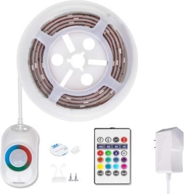 China Residential Under Bed Light RGB Color Changing 5ft COB LED Strip With Motion Activated Sensor RF Timer Remote Controller for sale