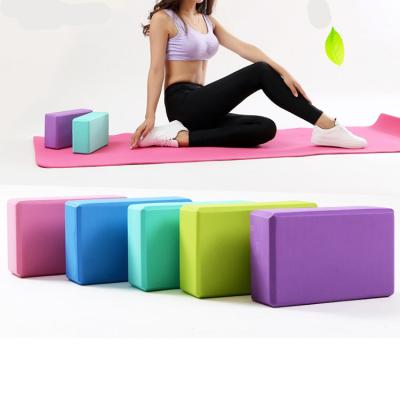 China Custom Comfortable Classic Design Eva Foam Yoga Block Brick Exercise Fitness Yoga Block for sale