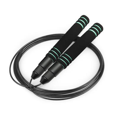 China Comfortable Cheap Price Jumping Weighted Jump Rope Steel Wire Jump Rope for sale