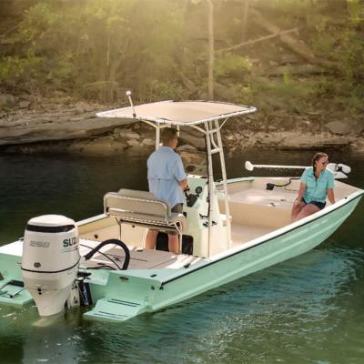 China Hot Designed Water Entertainment New Selling All Welded Aluminum Center Console Fishing Boat With Bow Step Storage Box For Sale for sale