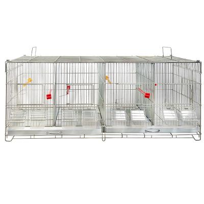 China Sustainable Folding Metal Breeding Cage For Bird for sale