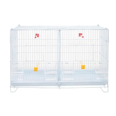 China Viable Hunting Small For African Parakeets Stainsteel Gold Set Breeding Flight Extra Large Canary Bird Cage for sale