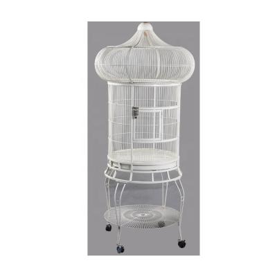 China Viable Breeder Accessories Cages Acrylic Wrought Iron Finches Hanging Folding Rack For Birds Aviary Extra Large Birdcage 68 for sale