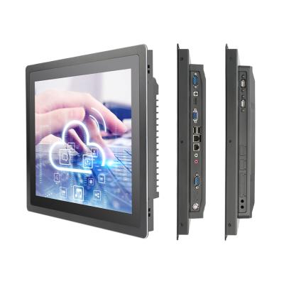 China Bestview 17 Inch Fanless Industrial Computer Core J1900 i3 i5 i7 Panel PC Recessed Touch Screen IP65 Waterproof PC 17 inch for sale