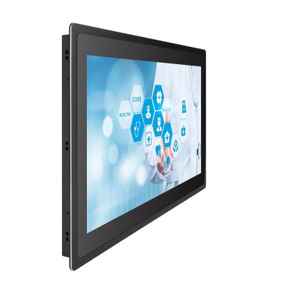 China Aluminum Aluminum Panel View LCD Recessed Open Frame 21.5inch High Brightness Monitor Touch Screen Wall Mounted Monitor for sale