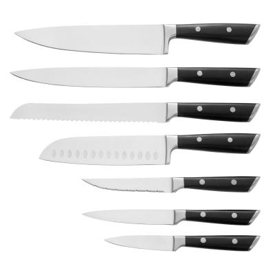 China K0434 Sustainable Chefs Knife Set High Carbon Stainless Steel Sharp 7 Piece Japanese Kitchen Knife Set for sale