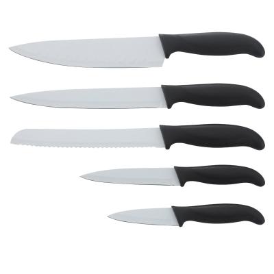 China K0438 Viable White Color Non Stick Knife Set 5 Pieces Vegetable Chef Knife Meat For Kitchen for sale