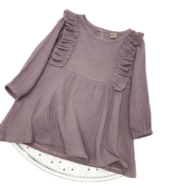 China Anti-wrinkle FFR 2022 In Running Special Sale Little Girl Baby Dresses Simplicity Desgin 100% COTTON for sale