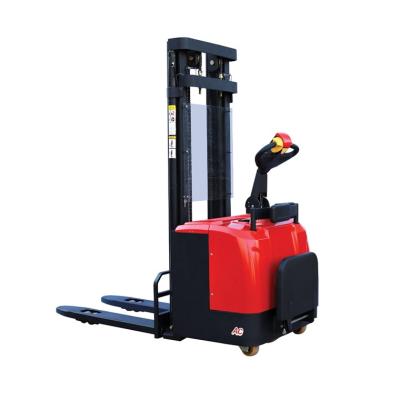 China High Efficiency Crane Stacker Stand Able Electric Pallet Forklift Truck Electric Lift Stacker for sale