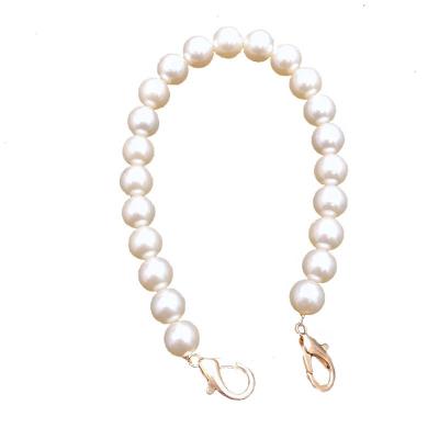 China Other High Quality Acrylic Crystal Bracelet Key Ring Chain Wallet Pearl Bead For Bag Key for sale