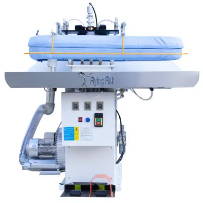 China Various Industrial Automatic Or Manual Garment Laundry Steam Press Iron Machine For Clothing 1200x1280x1300 for sale