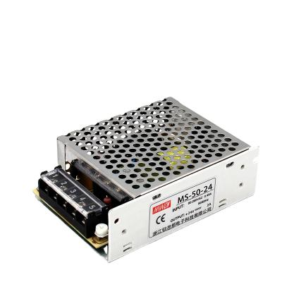 China 24V2.1A MS-50W MS-50-24 Group Power Supply Small Size Single Change Ultra-thin Power Supply for sale