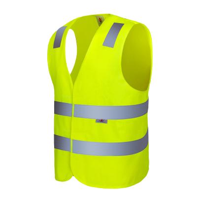 China Anti-static Fluorescent Yellow Reflective Vest Climbing Clothing Construction Safety Reflective Vest for sale