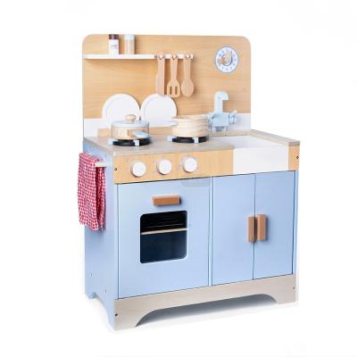 China Eco-Friendly Colorful Wooden Kitchen Toy Set Children's Toy Kitchen Wooden Kitchen Toy Set Gifts For Children for sale