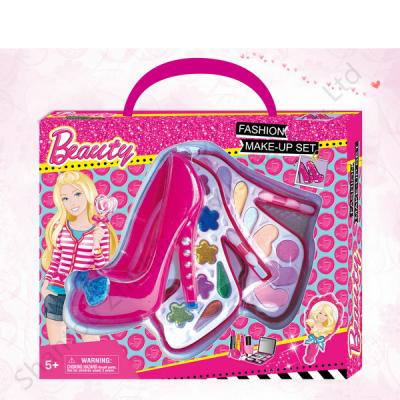 China Easy Colorful Washable Little Girls Makeup Set With One Box Lovely Cosmetic Makeup Kits For Girls Cosmetic for sale