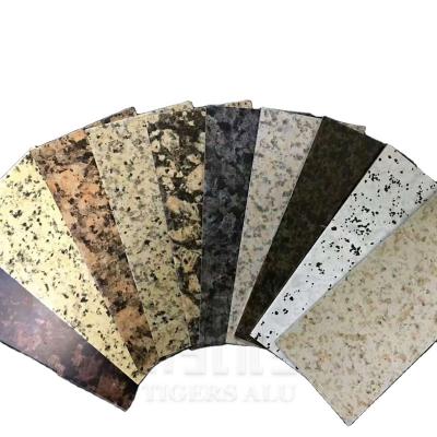 China All Erosion-Resistant Stone Coated Aluminum Sheet of Stone Grain Stone Texture Stone Texture Aluminum Veneer Panel for Aluminum Cladding for sale