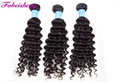 China 24 Inch Soft Virgin Brazilian Curly Hair Extensions Deep Wave 9A Grade for sale