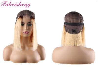 China Bob Peinados peluca 2X6 encaje Kim K Bob peinados peluca para mujeres negras color 27# en venta