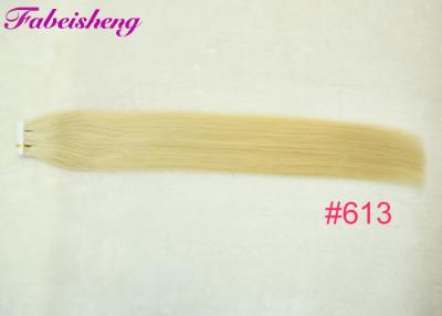 China Cinta dibujada doble de 613 del color del visión extensiones del cabello humano en ningún vertimiento en venta