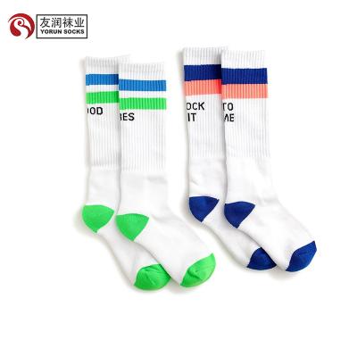 China YR-A 1308 Breathable Socks School Socks Retro Student Tube Socks for sale