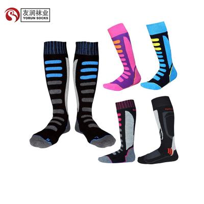 China YR-A 065 Workout Long Lasting Sports Compression Socks Running High Long Athletic Sports Knee High Socks OEM Sock for sale