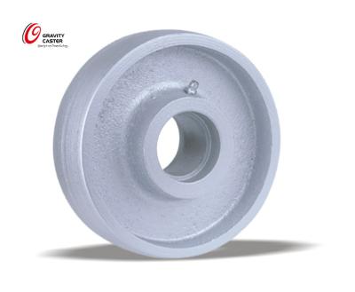 China Material of Construction Shops Factory Price Cast Iron Wheels With High Resistant And Low Abrasion Resistant Rolling Performance for sale