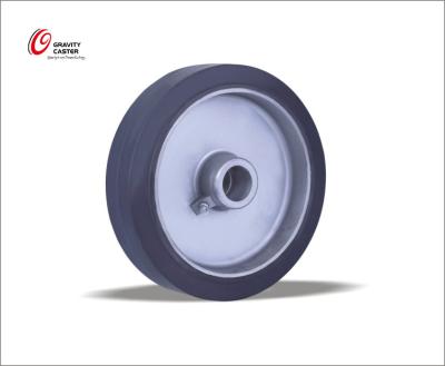 China Building Material Shop China Hot Selling Rubber Wheels with Aluminum Center in lowest price except high quality for sale