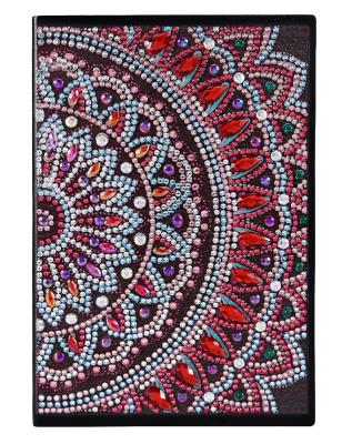 China 5D DIY Diamond Painting 60Pages A5 Notebook Diary Book Modern Sketchbook Special Shaped Mandala Diamond Painting Rhinestone Book for sale