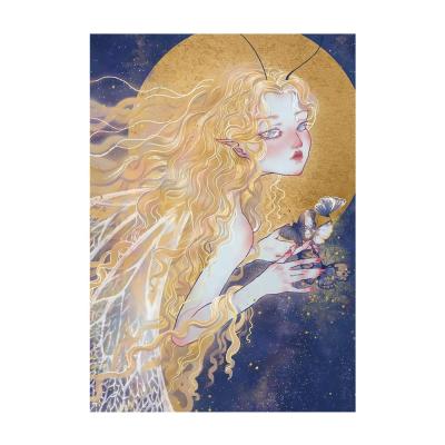 China Modern All Round Diamond 5D DIY Beautiful Characters Wall Diamond Painting Home Decoration for sale