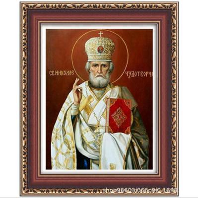 China Modern All Round Diamond 5D DIY Religious Patterns Wall Diamond Painting Home Decoration for sale