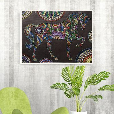 China Waterproof+ECO-Friendly Beads Public Spaces Cafes Hotel Decor Super Cozy Acrylic Diamond Painting for sale