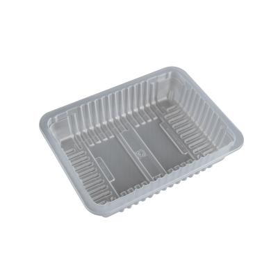 China Food Grade Food PET Disposable Plastic Fruit Vegetable Packing Tray Clear Plastic Fruit Packaging Strawberry Box for sale