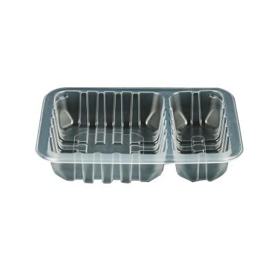 China Different Type Five Compartment PP Plastic Disposable Food Meal Food Box for sale