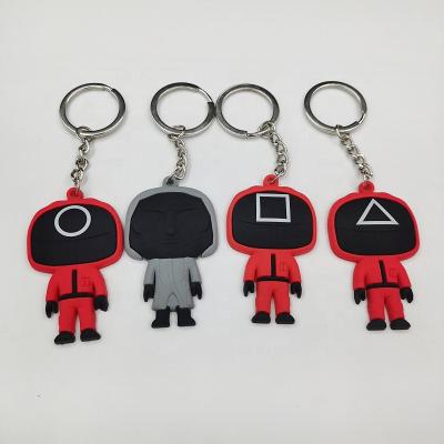 China Custom 3d pvc key chain silicone key chain laser printing emblem metal soft rubber oem custom soft key chain rubber oem customized bottle to create paper for sale