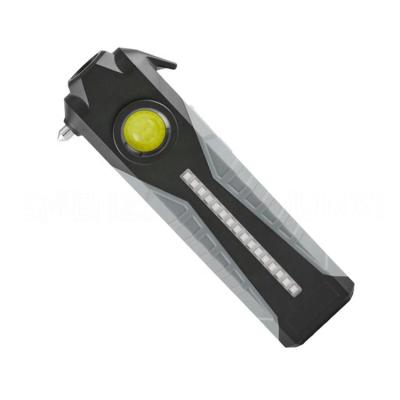 China 1800 C Portable Emergency Flashlight LED Flashlight Car Flashlight Multifunctional Work Light Escape Rescue Flashlight MAH Battery Charge Type for sale