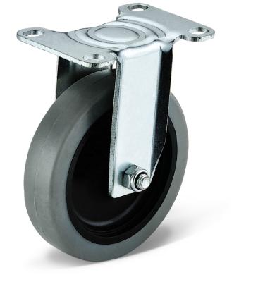 China 98/122/146KG Rigid Hardness TPR Light Duty Wheel Opening Casters 3/4 5 Inch for sale