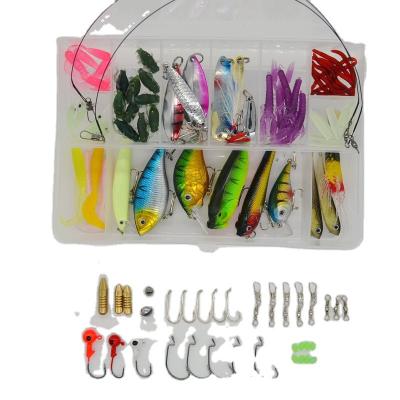 China Lure Box Fishing Set Fishing Lures Tackle Set High Quality Fishing Lure Set TZ1029 for sale