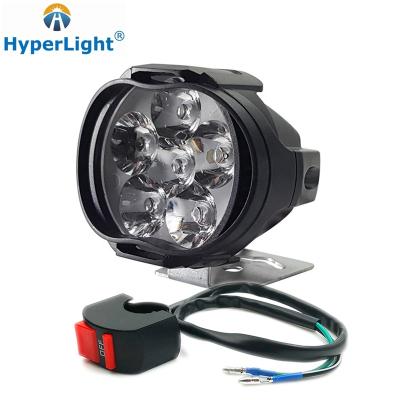 China Suitable for Cars HyperLight Motorbikes Headlight 6000k 6 LED W5 Spot Light White Working Motorcycle Fog Lamp 1200LM LED Lights Scooters for sale