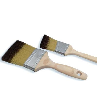 China Eco - Friendly High Quality Handle Colored PET Birch Household Wall Paint Brush for sale